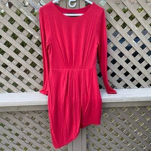 Adelyn Rae Long Sleeve Red Dress - Size Large